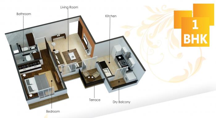 Bramha Sky One - Floor Plan