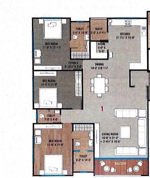 Jash Palace - Floor Plan