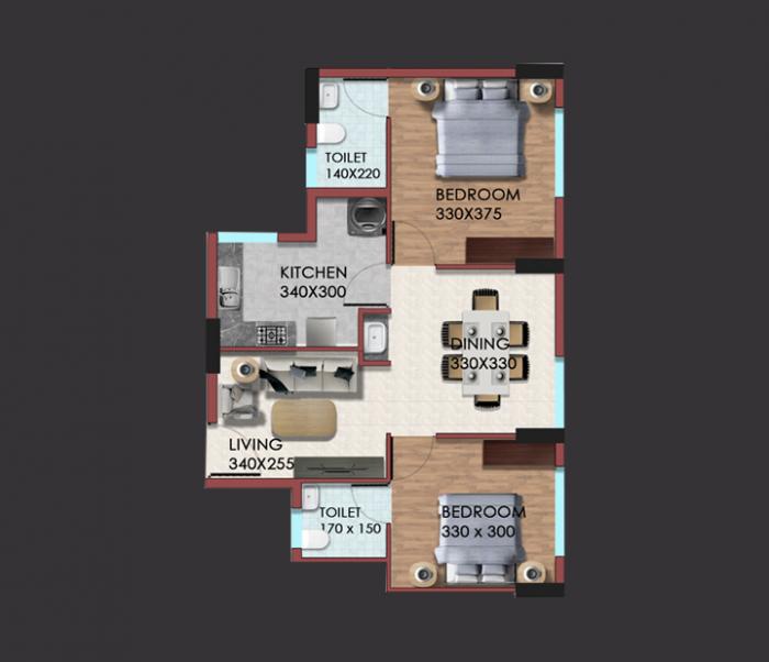Primespace Prominence - Floor Plan