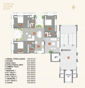 NK Anantaya - Floor plan
