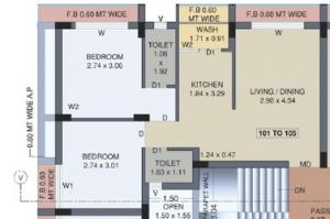 Om Ratnam Prime - Floor plan
