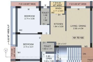 Om Ratnam Prime - Floor Plan