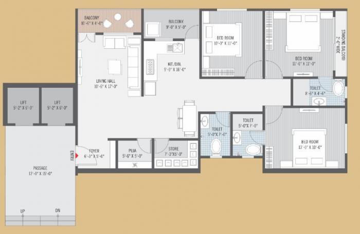The Status - Floor Plan