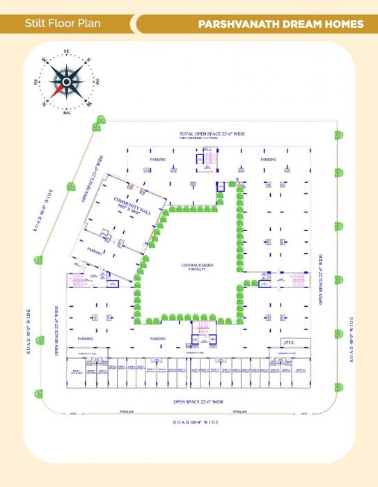 Parshvanath Dream Homes - Master Plan