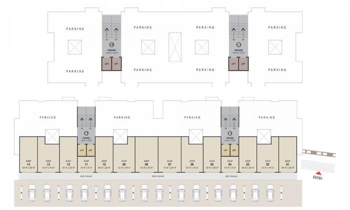 Shree Krishna Residency - Site Plan