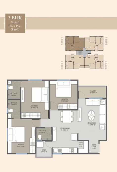 Akshar Pride - Floor Plan