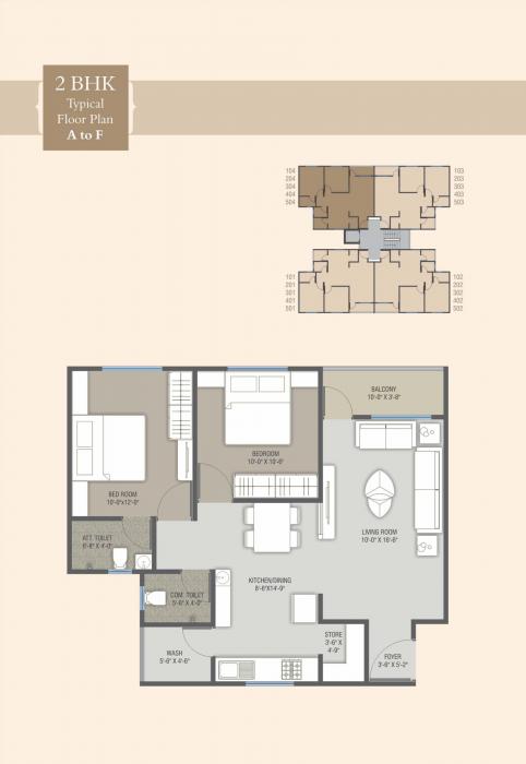Akshar Pride - Floor Plan