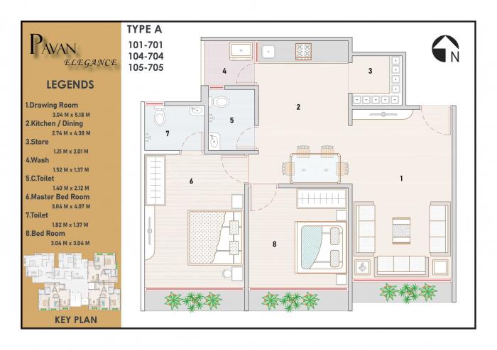 Pavan Elegance - Floor Plan