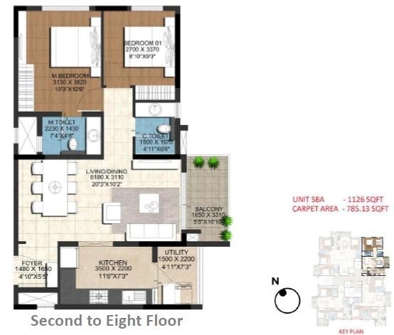 Vista Lalbagh - Floor Plan
