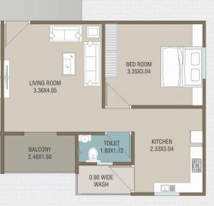 Varshaben Shreeji Upvan - Floor plan
