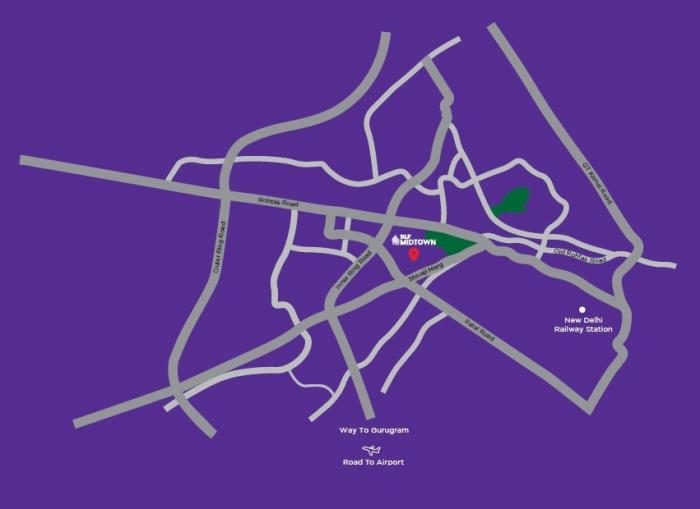 DLF One Midtown - Locality