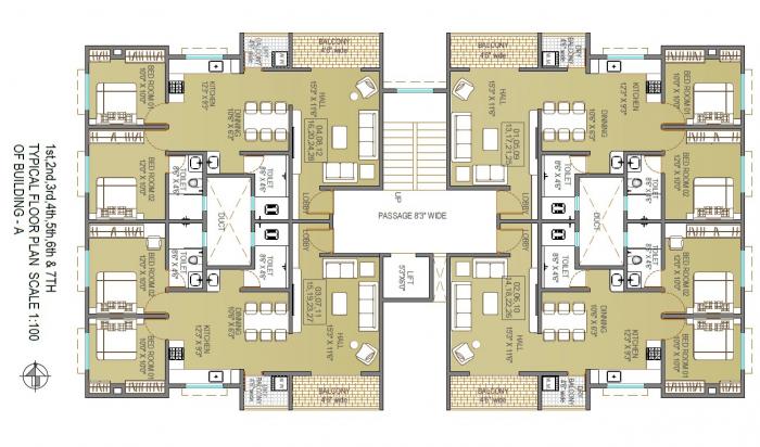 Mayur Adarsh Residency - Site Plan