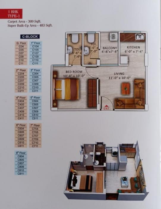 Jineshwar Enclave - Floor Plan