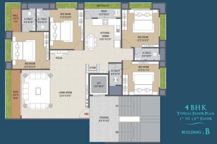 Unity River Ratan - Floor Plan
