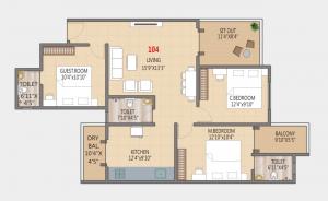 Krishna Prabha Aangan - Floor plan