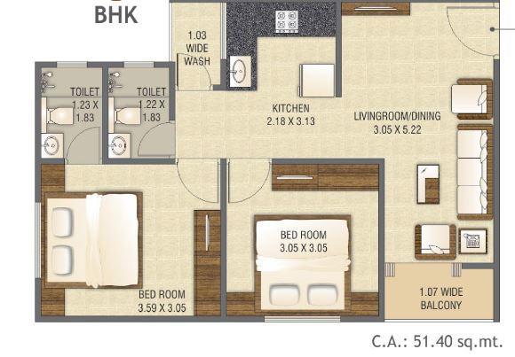 Laxmi Mudra Heights - Floor Plan