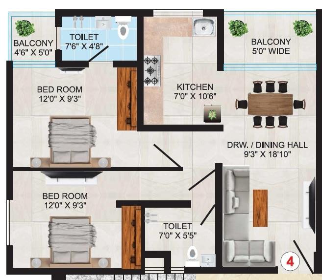Pine Royal Alpine - Floor Plan