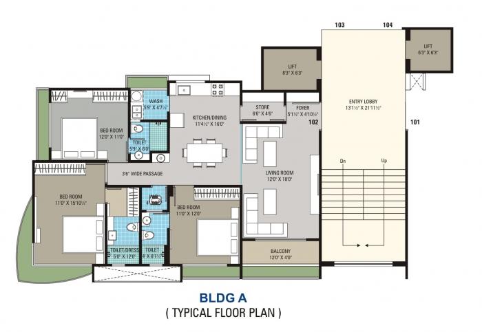 Unique The Status - Floor Plan