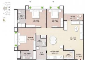 Sagar Residency - Floor plan