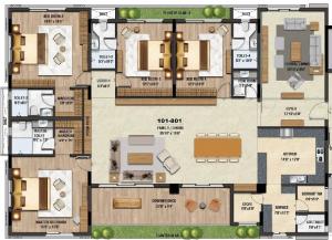 AR Amara Amethyst - Floor plan