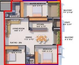 Shivabasava Residency - Floor plan
