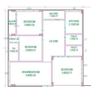 Manjunatha Tower Two - Floor plan