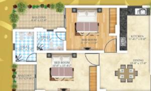 Suhag Residency - Floor plan