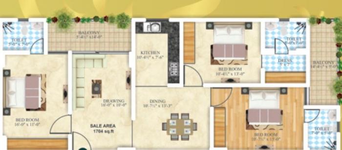 Suhag Residency - Floor Plan