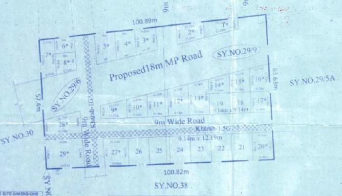 M B Sanjeevini Residency 2 - Master Plan