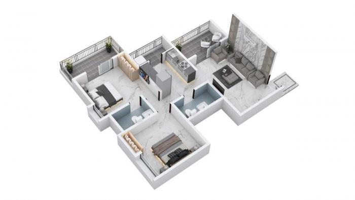 Pride Nandanvan - Floor Plan