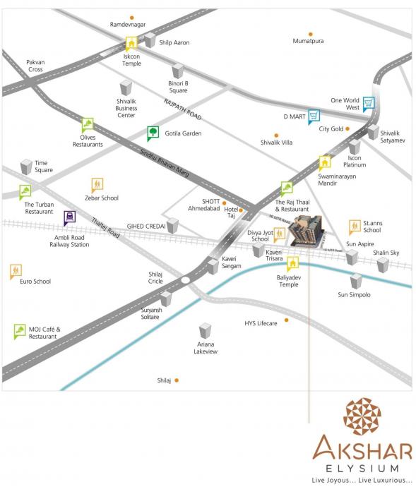 Akshar Elysium - Locality