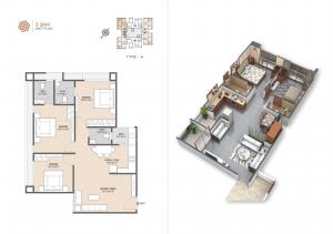Akshar Elysium - Floor plan