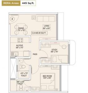 Triumph Omkareshwar - Floor plan