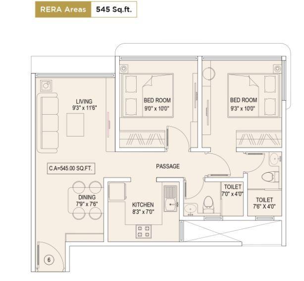 Triumph Omkareshwar - Floor Plan