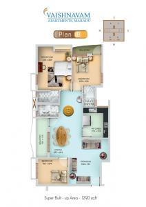 Prithvi Vaishnavam - Floor Plan
