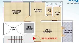 Arya Skyone - Floor plan