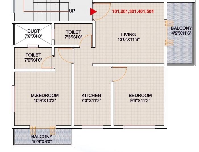 Arya Skyone - Floor Plan