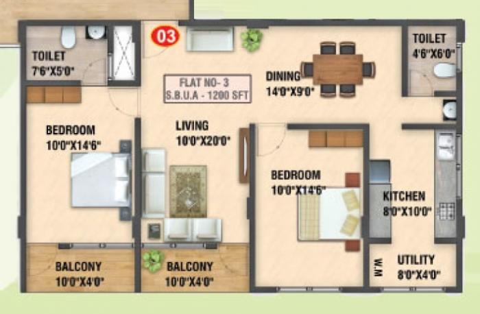 Elwin Towers - Floor Plan
