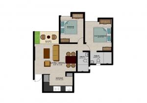 NG Rathi Vrundavan - Floor plan