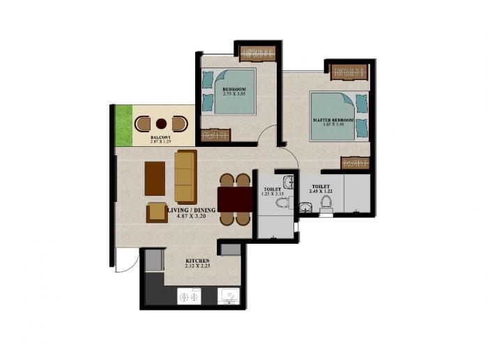 NG Rathi Vrundavan - Floor Plan