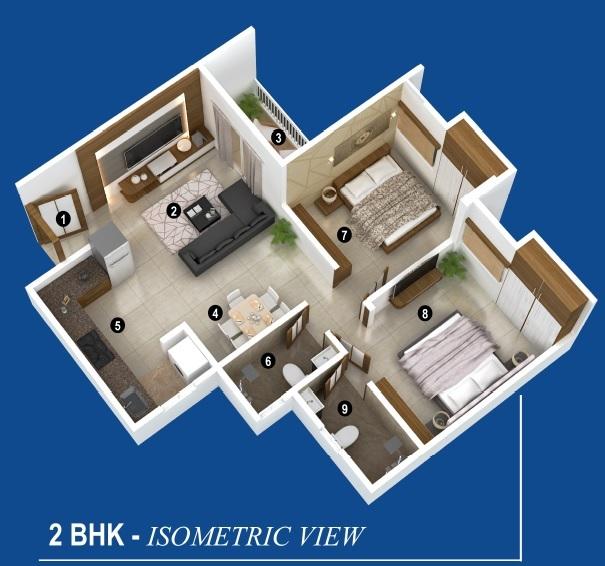 NG Rathi Vrundavan - Floor Plan