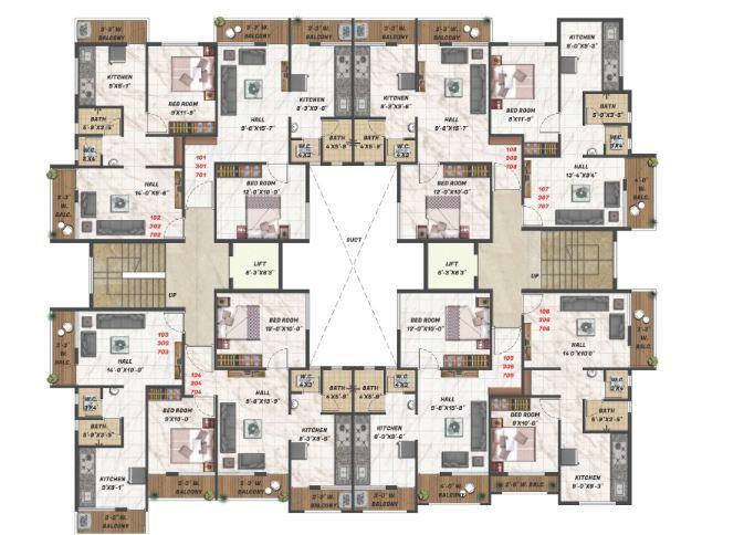 Krushna Pride 2 - Site Plan