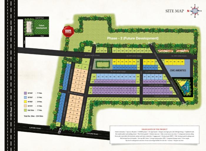 Pariwars Anugraha Layout - Master Plan
