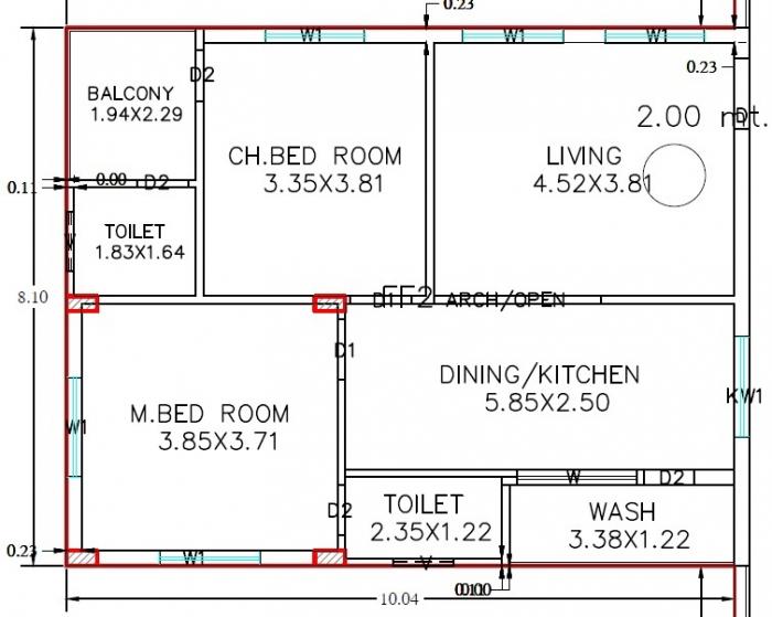Vijay Durga Enclave - Floor Plan