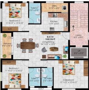 Kcee Sathvikam - Floor plan