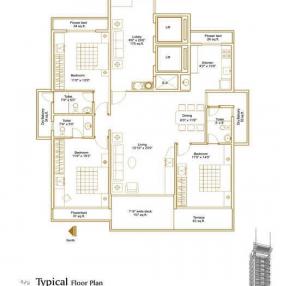 Ishwar Ecstasy - Floor plan