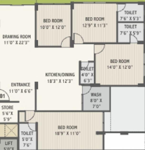Devsiddhi Fabula - Floor Plan