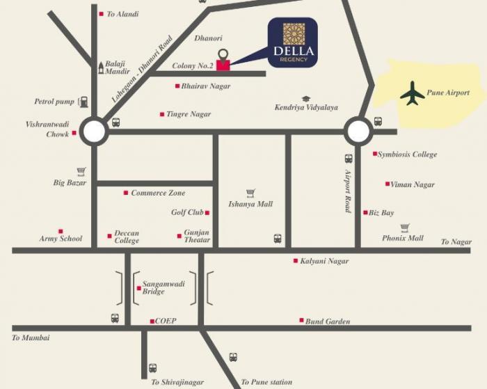 Krushnav Della Regency - Locality