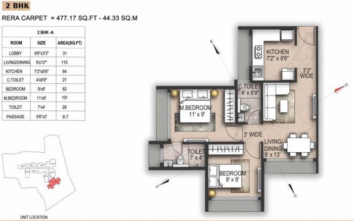 Shraddha Peninsula - Floor Plan