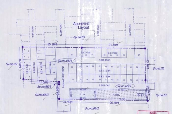 Daivik Aishwarya Layout - Master Plan